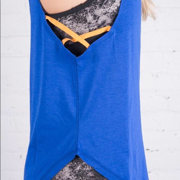 Zobha yoga blue tank top, size XS. - Picture 8 of 10